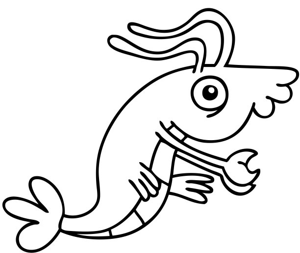 小龙虾简笔画