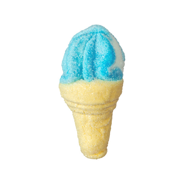 冰淇淋形状的棉花糖