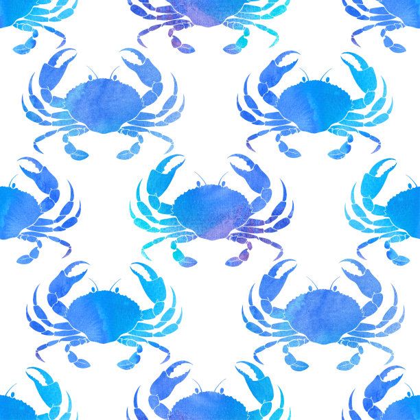 螃蟹装饰画
