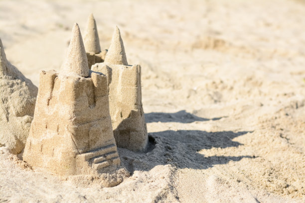 大海城堡建筑图片素材创意图片