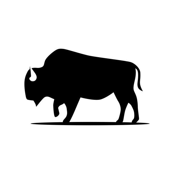 牛头标志矢量图标