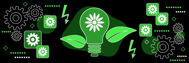 植物主题logo