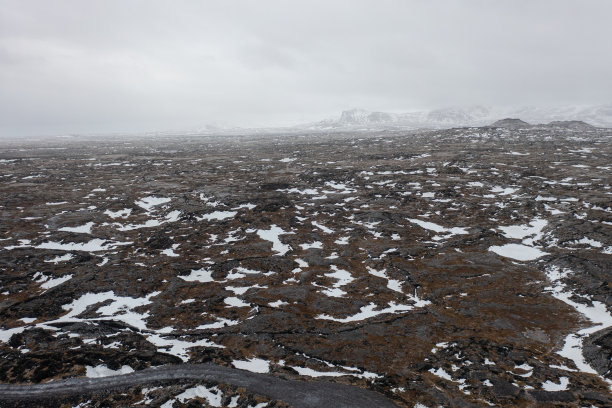 冰岛景观航拍