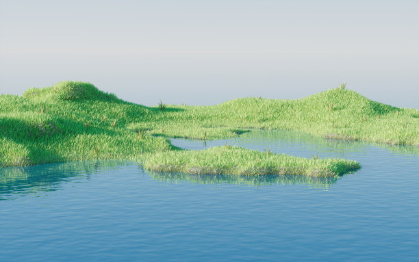某湿地公园效果图