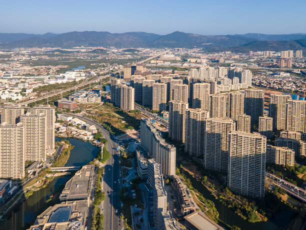 城市街道城市绿化模型