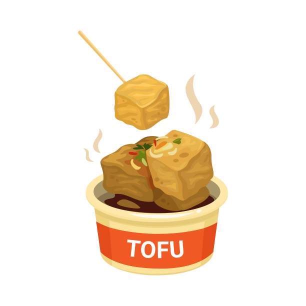 臭豆腐插画