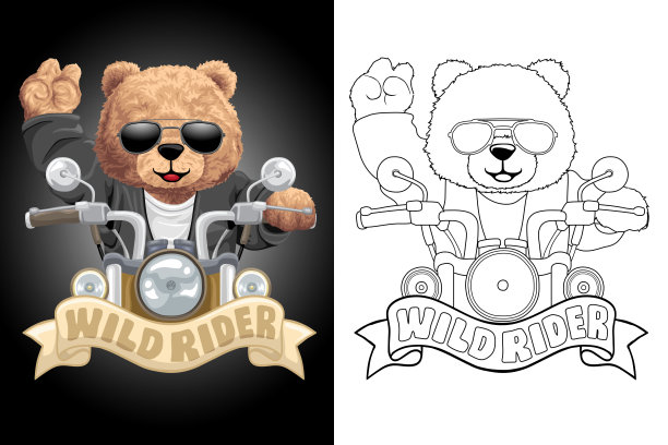 摩托车熊