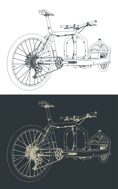 自行车cad图纸