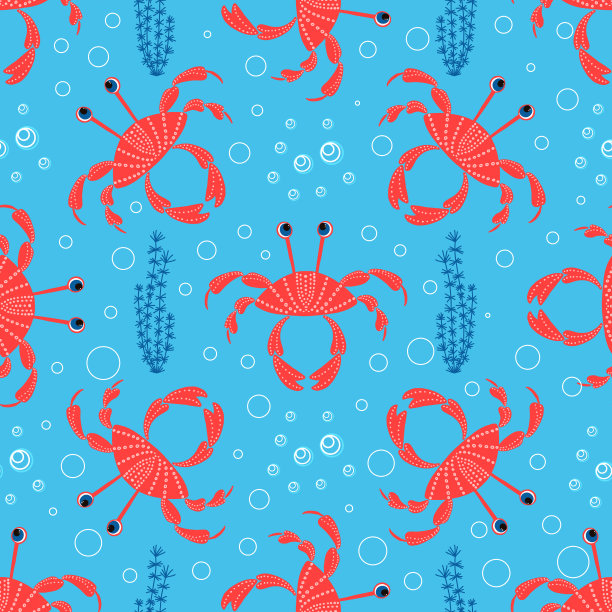 螃蟹装饰画