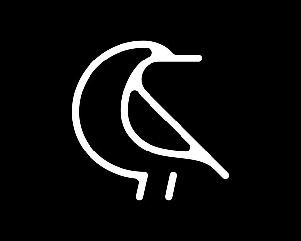 飞翔蜂鸟logo小鸟标志