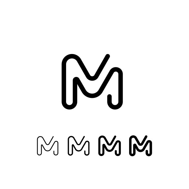 m字母logo无人机