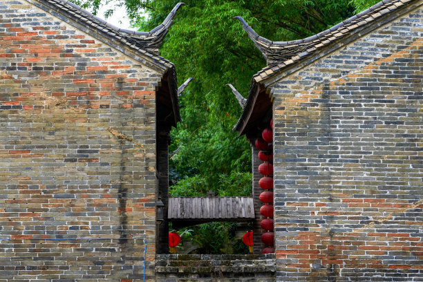 中国风城墙围墙素材