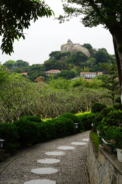 鼓浪屿标志性建筑山水