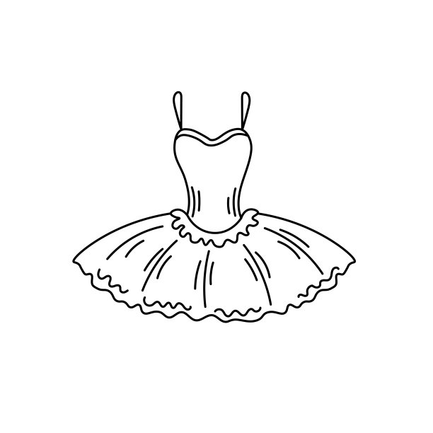 舞鞋舞蹈芭蕾舞标志logo
