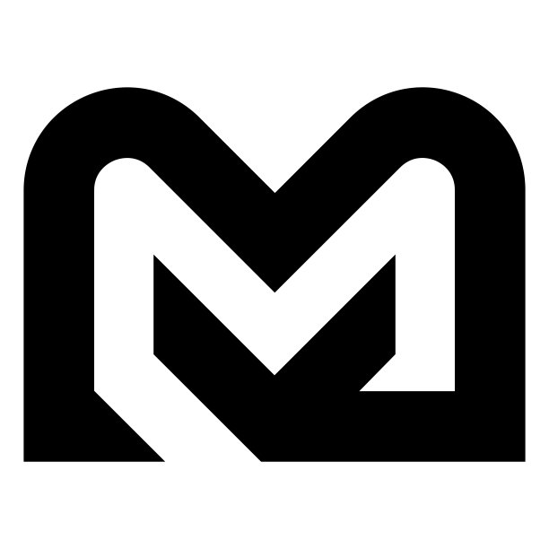 m字母v字母标志logo
