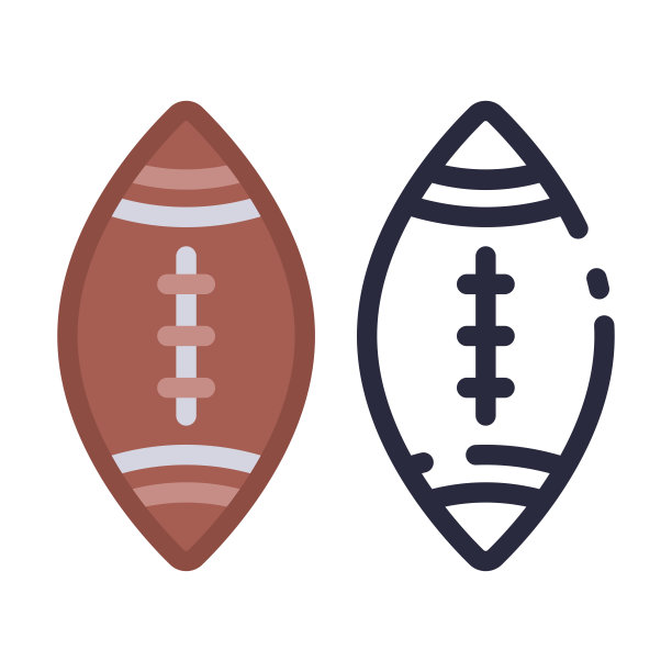 橄榄球比赛创意设计插图