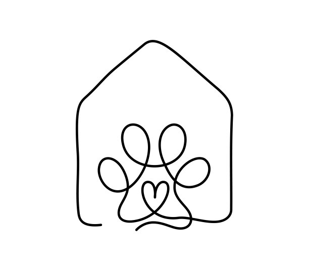房子笑脸logo