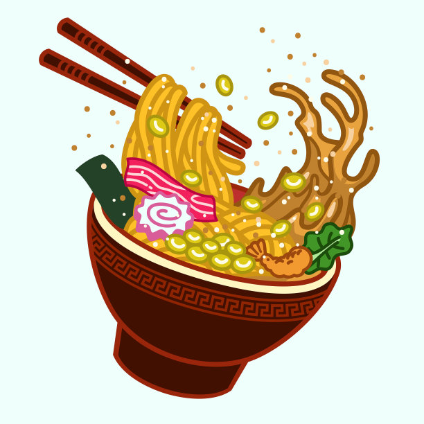 日式面馆logo