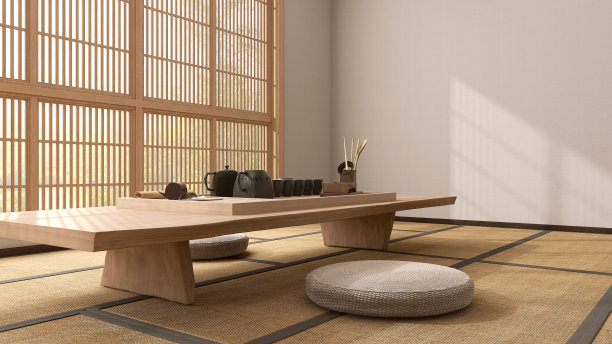 中式餐桌3d模型