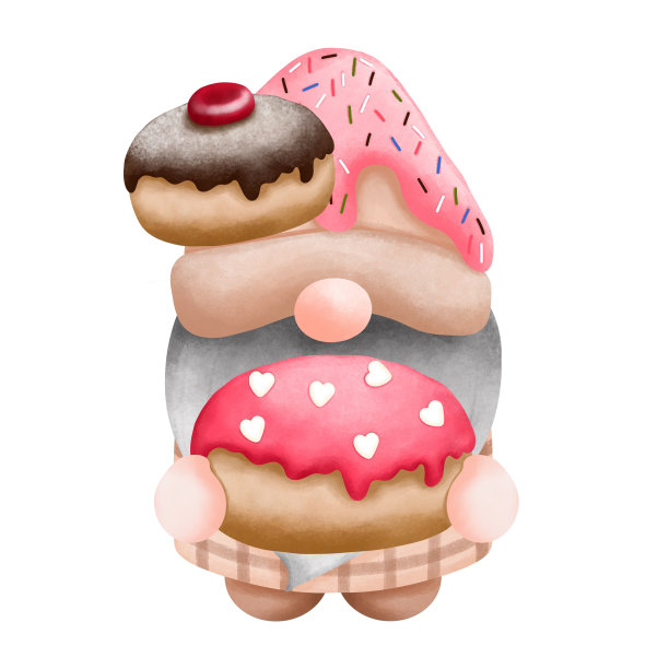 甜甜圈孩子最爱甜食蛋糕店