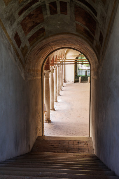 古代宫殿走廊