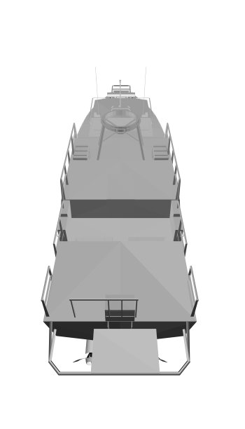 近代战船模型