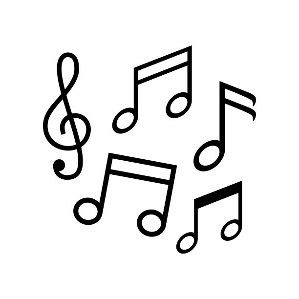 音符舞蹈logo标志