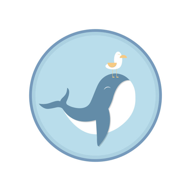 小鲸鱼logo