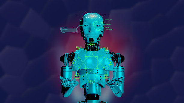 三维3d科幻ai机械手图片素材