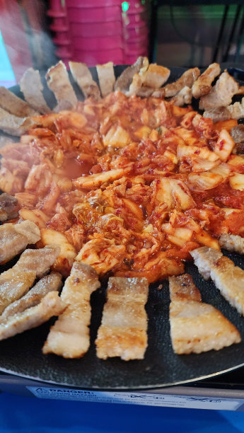 韩国烤肉背景图