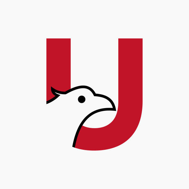 u字母翅膀logo
