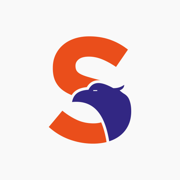 s字母标志飞鸟logo