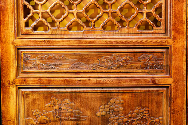 中式木雕花纹纹样
