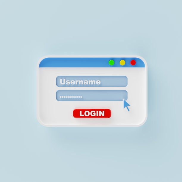 ui设计蓝色app登录注册页面