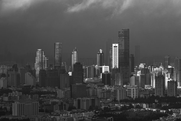 城市天际线,都市风景,南京