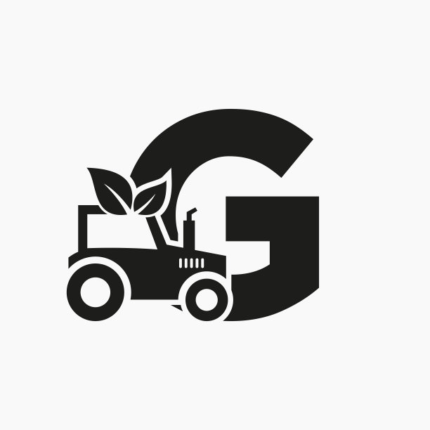 g字母农业环保绿叶logo