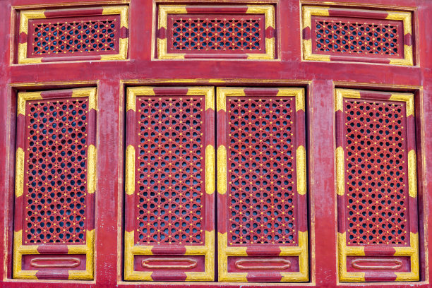 中式古典木窗,高清大图