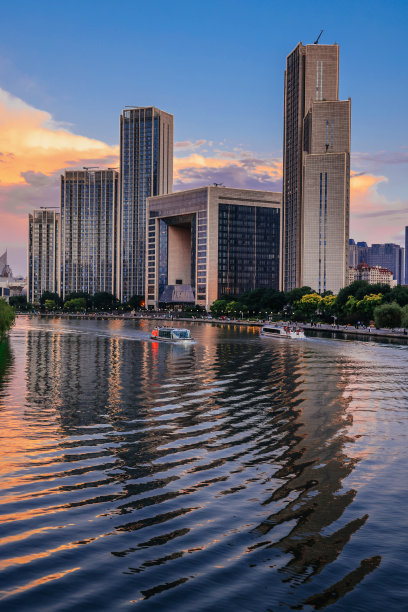 金融区,城市天际线,都市风景