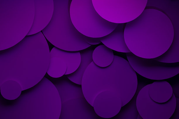 彩色纹样深紫色背景