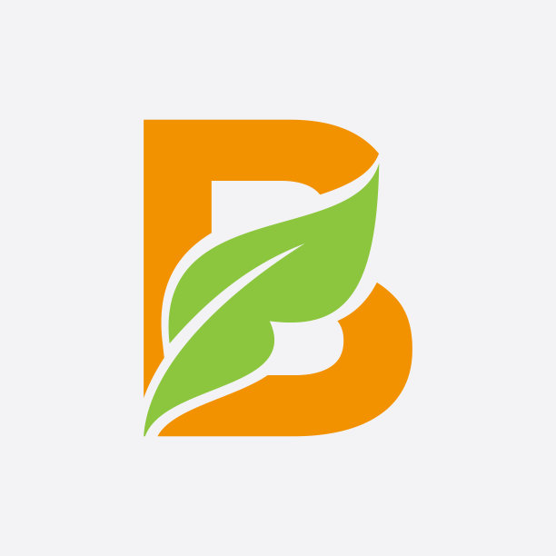 b字母标志房子logo