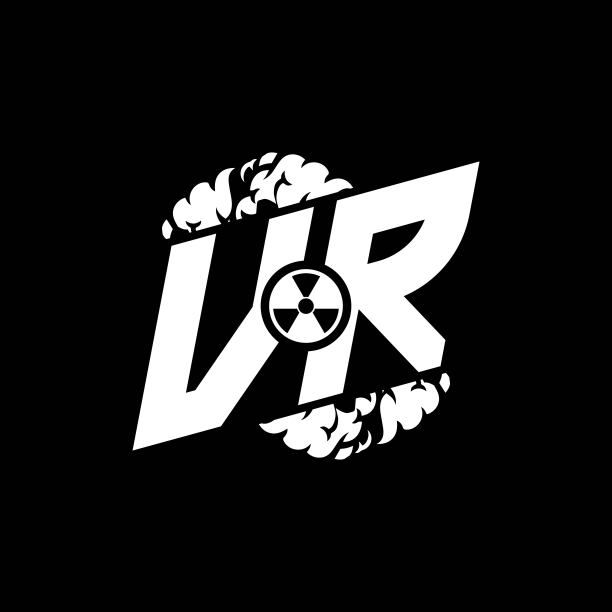 vr字母logo设计,rv标志