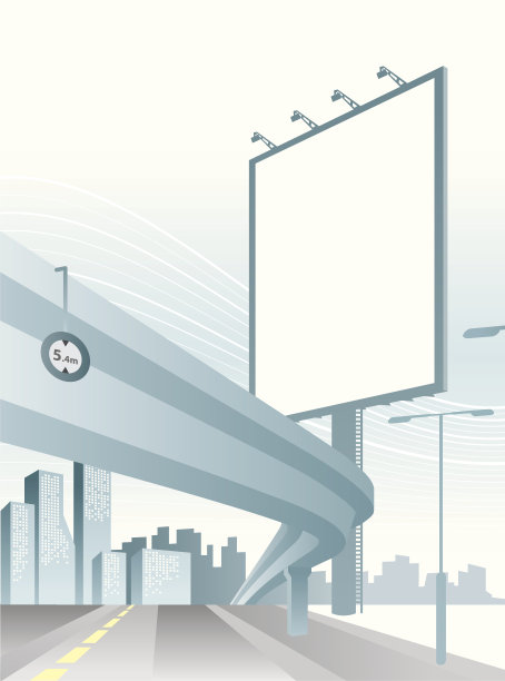 布告栏,桥,商业广告标志