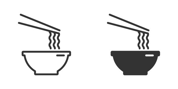 日式面馆logo
