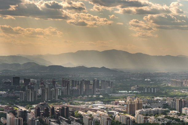 北京cbd俯瞰高清全景大图