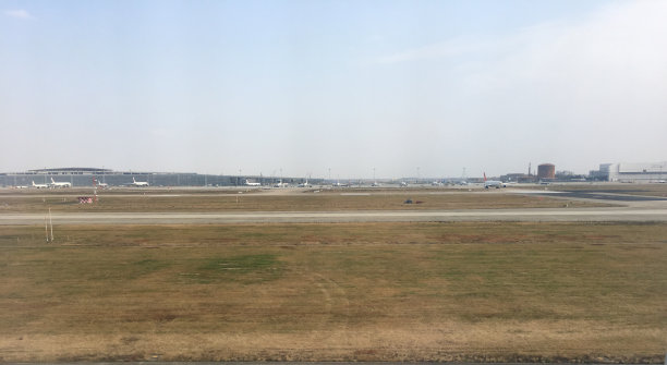 上海浦东国际机场俯拍