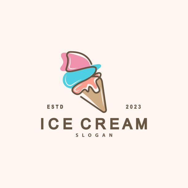 可爱雪 冰淇淋 甜筒