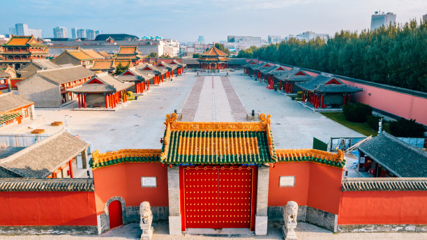 中国沈阳故宫的宫墙