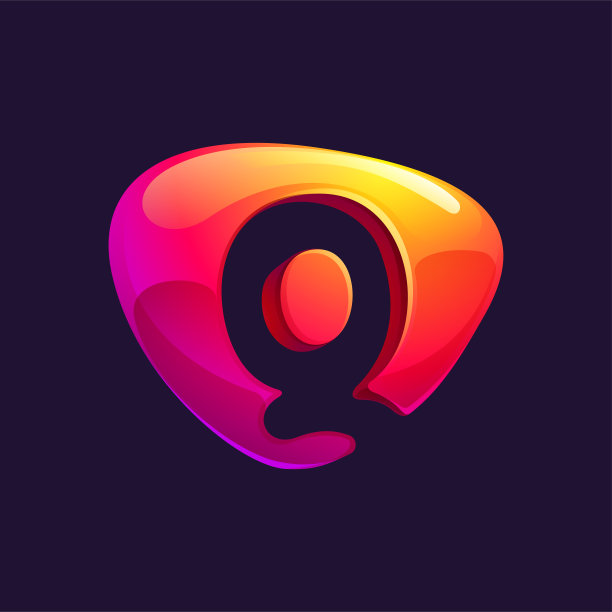 q色彩logo