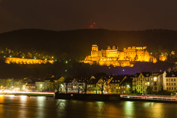 西欧城堡建筑风景