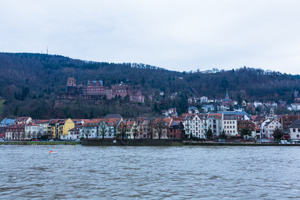 西欧城堡建筑风景